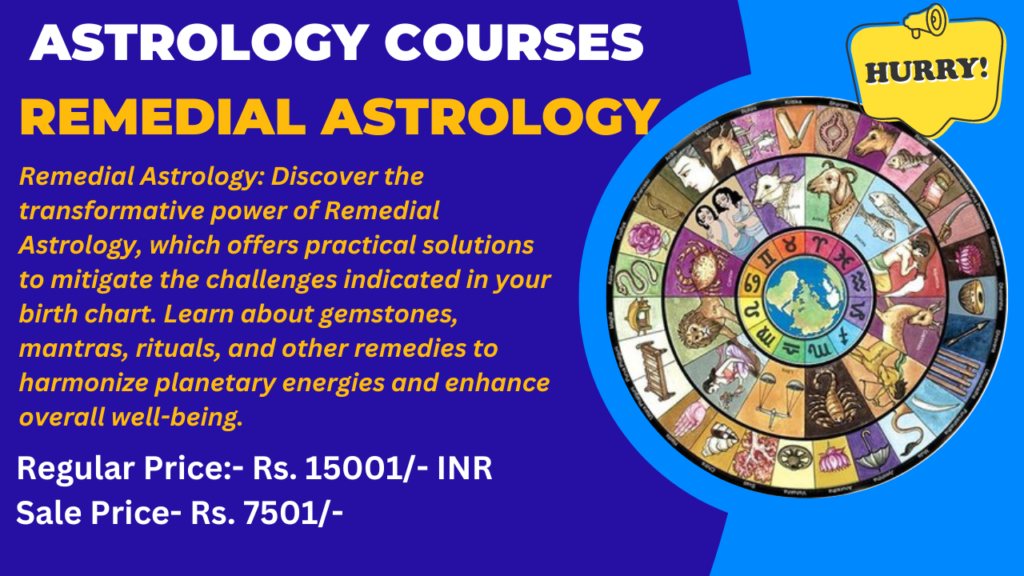 Remedial Astrology Course